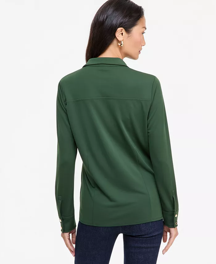 Women's Knit Utility Shirt - thumbnail 10