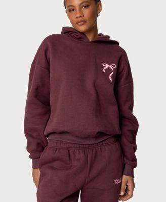 Women's Sasha Oversized Graphic Fleece Hoodie