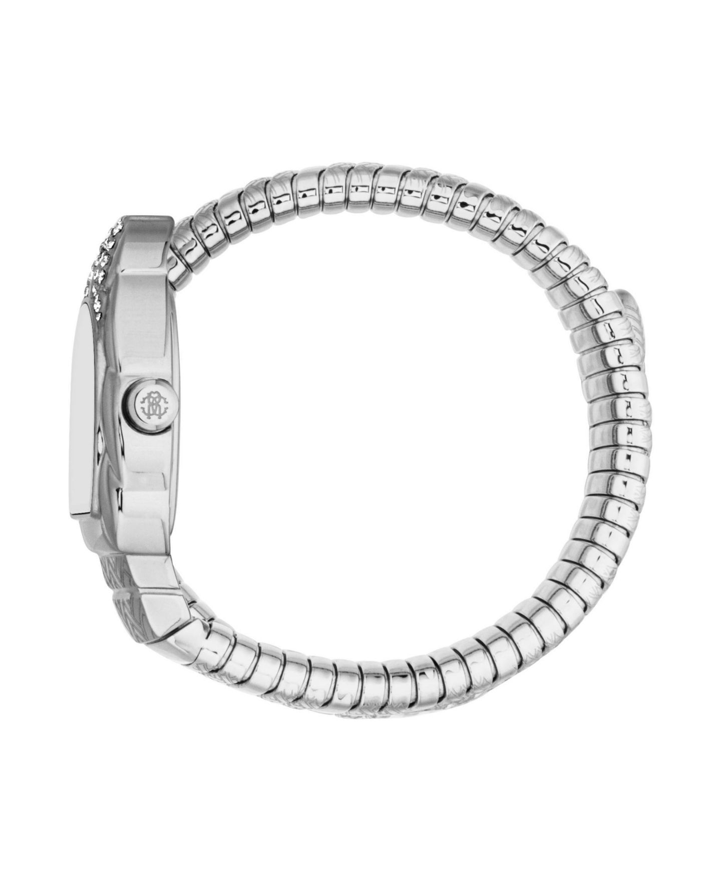 Женские часы Roberto Cavalli Aurora Quartz Stainless Steel Bracelet Watch, цвет: Серебряный — фото 3