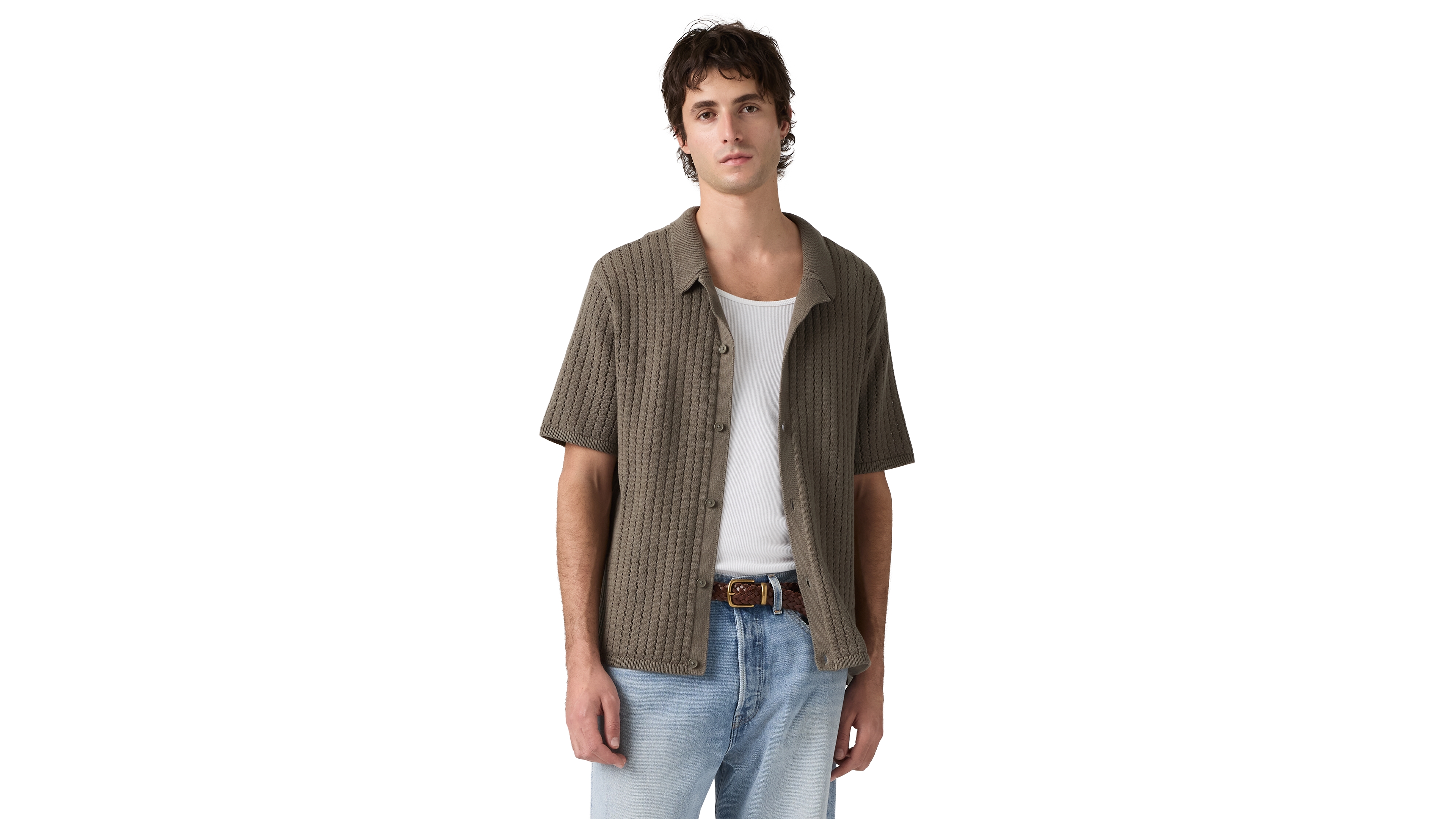Levi's Men's Knit Camp Short-Sleeve Shirt