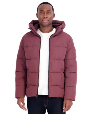 Men's Quilted Hooded Puffer Jacket 