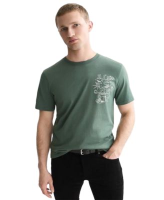 Men's Left Chest Artwork Regular-Fit T-Shirt