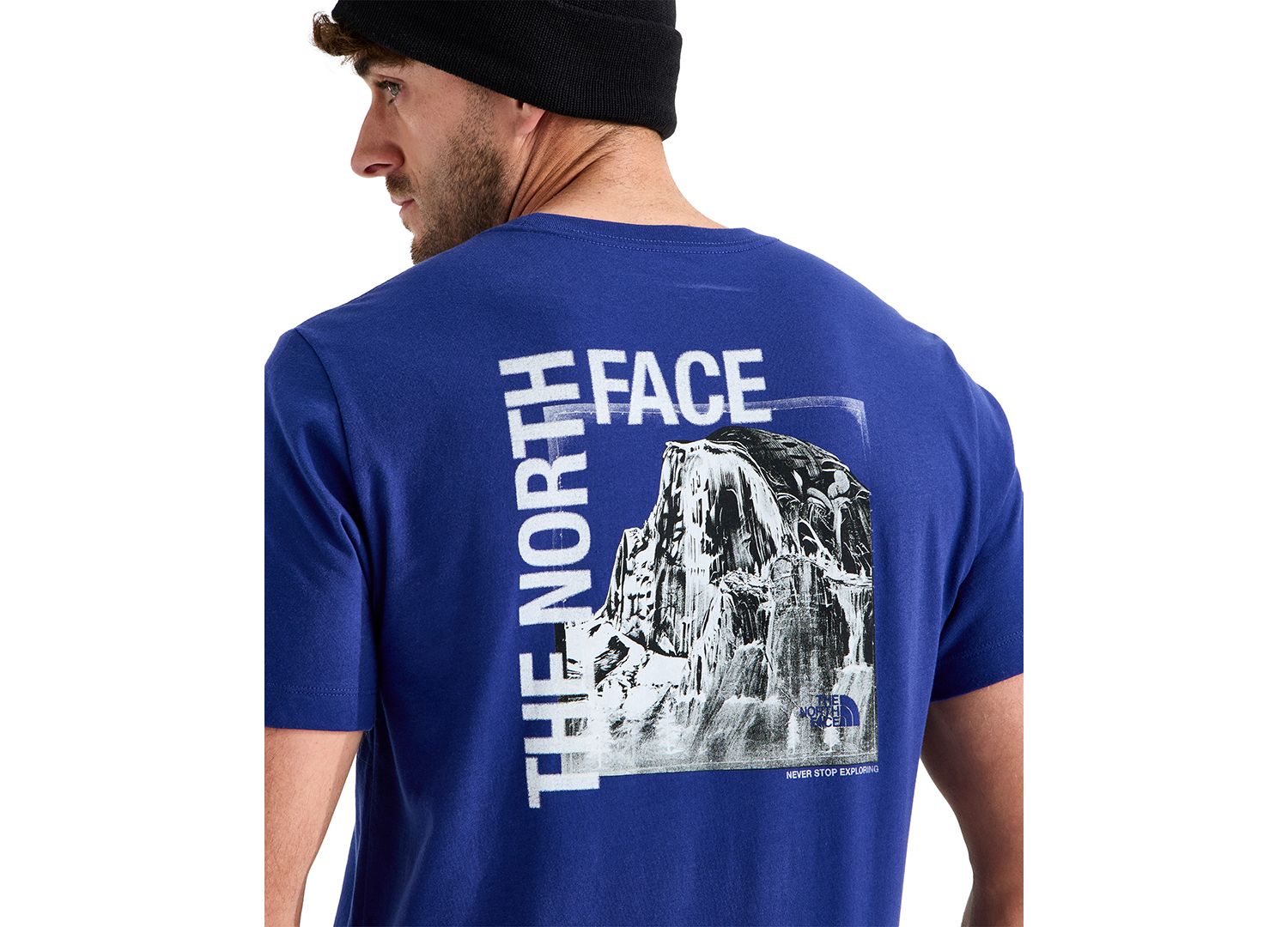 Men's Half Dome Photo Regular-Fit Graphic T-Shirt