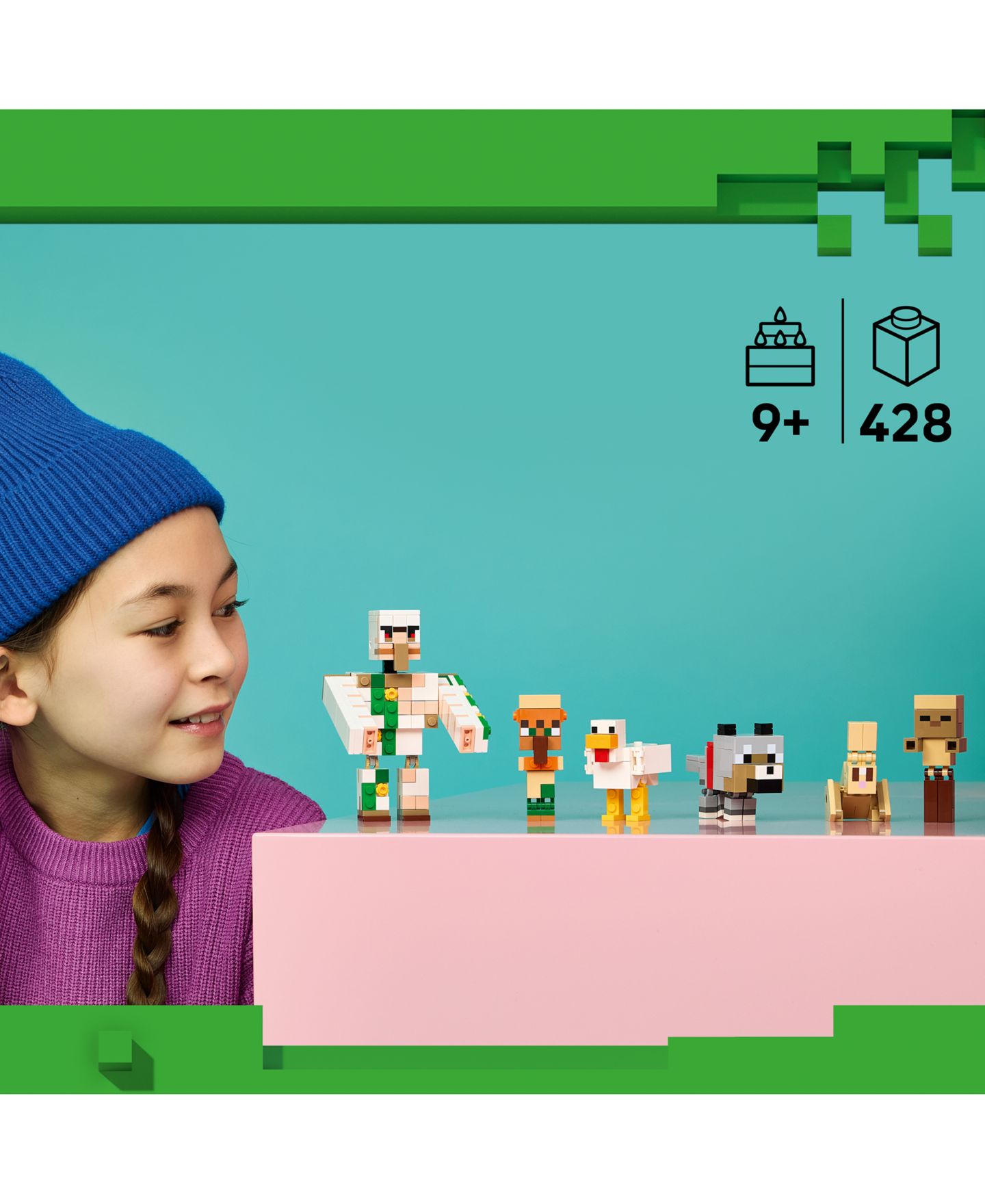 Детские конструкторы LEGO® Minecraft Chicken Jockey Desert Attack 21592, 428 Pieces — фото 5