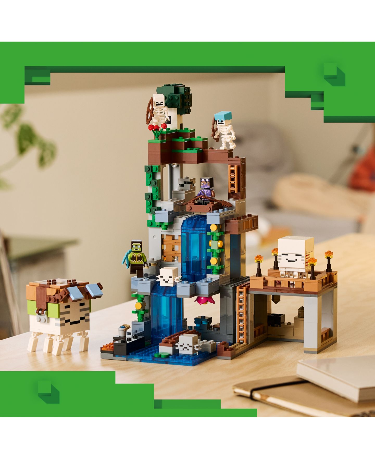 Детские конструкторы LEGO® Minecraft Ghast Station Toy for Kids 21597, 754 Pieces — фото 6