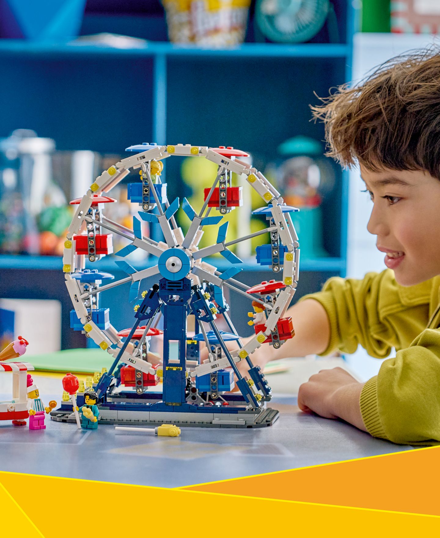 Детские конструкторы LEGO® Creator 3 in 1 Iconic Ferris Wheel 31389, 916 Pieces — фото 6