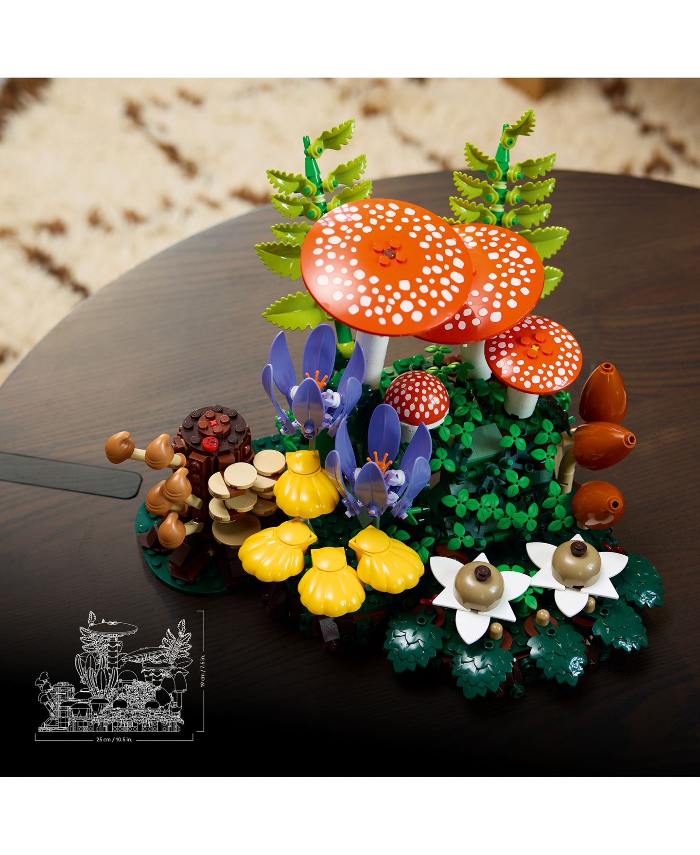 Детские конструкторы LEGO® Botanicals Woodland Mushrooms - 11505, 806 Pieces — фото 6
