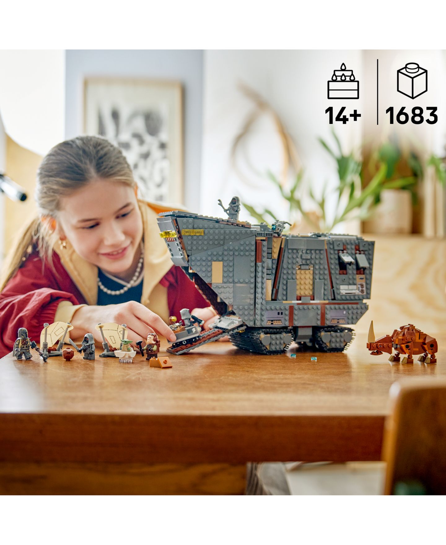 Детские конструкторы LEGO® Star Wars Offworld Sandcrawler and Mudhorn 75453, 1683 Pieces — фото 3