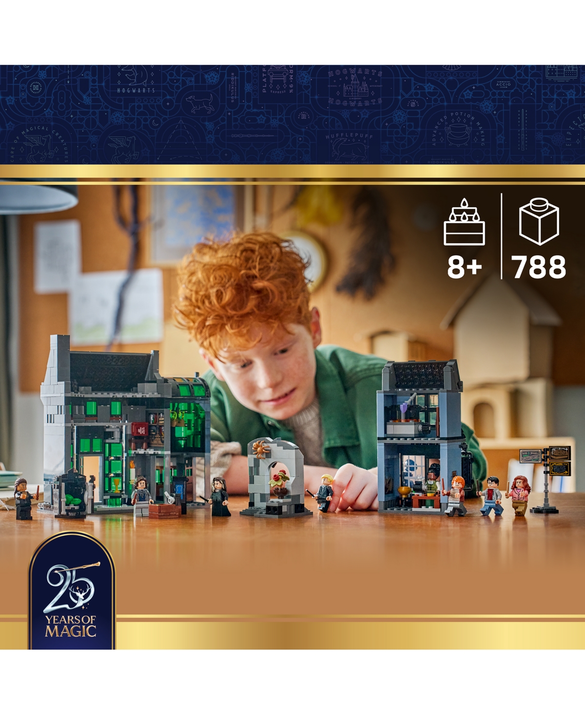 Lego Harry Potter Knockturn Alley Wizarding Shops 76471 788-Piece Building Set, Ages 8+