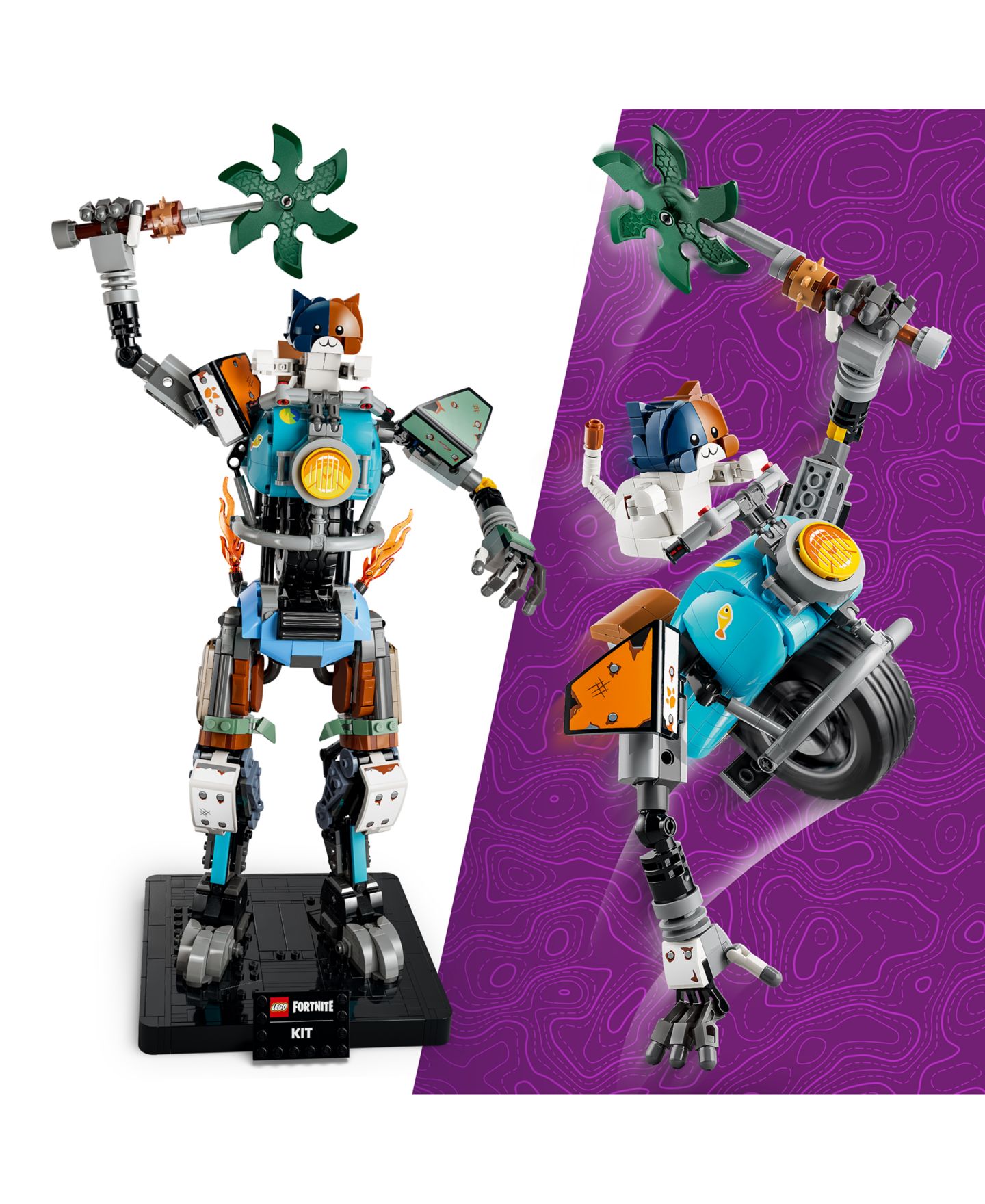 Детские конструкторы LEGO® Fortnite KIT Building Toy for Kids 77081, 1230 Pieces — фото 4