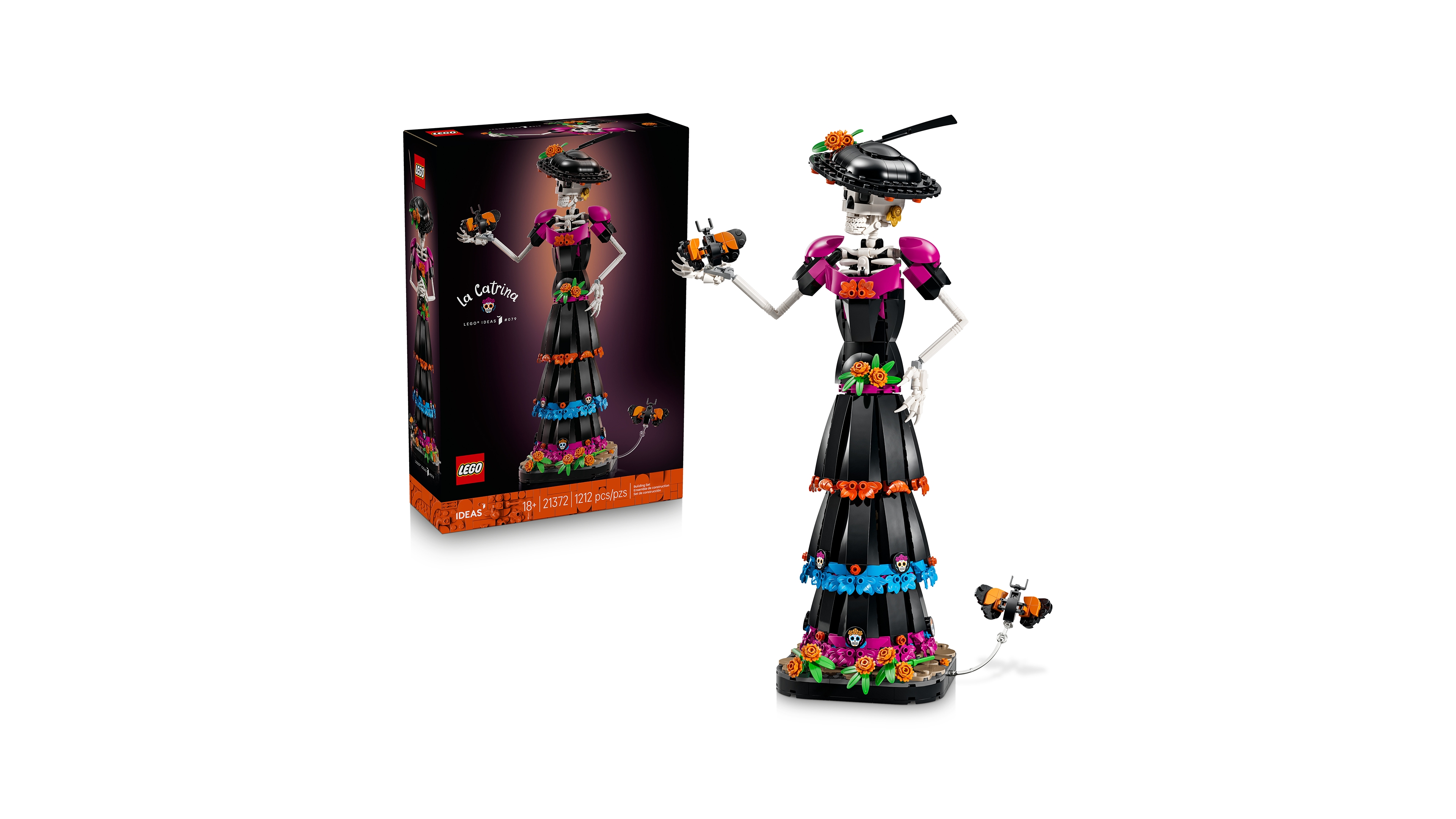 Lego Ideas Day of the Dead La Catrina 21372 1212-Piece Building Set, Ages 18+