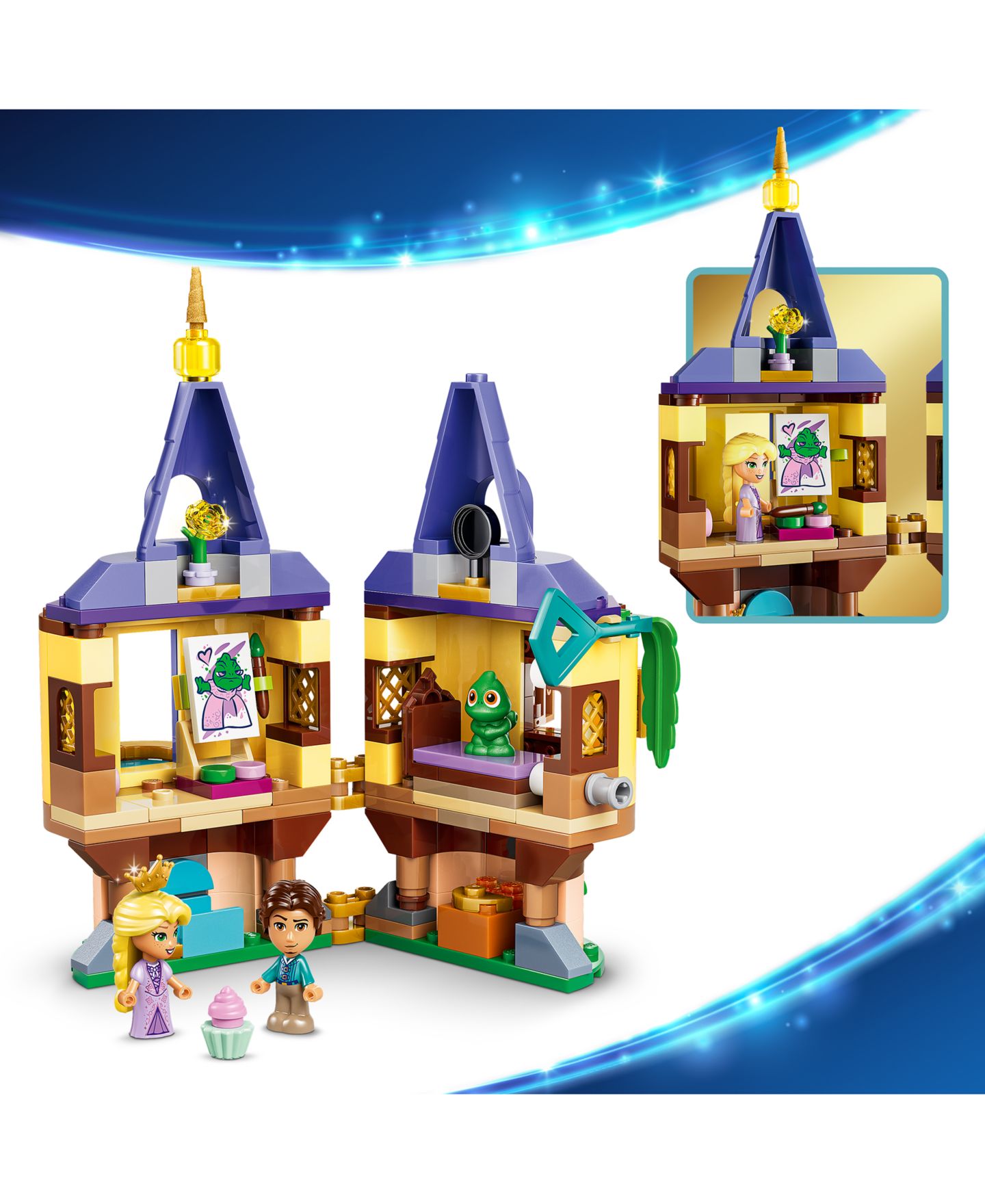 Детские конструкторы LEGO® Disney Princess Rapunzel’s Mini Tower 43294, 171 Pieces — фото 3