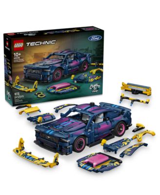 LEGO Technic Custom Garage Ford Mustang GT Car 42236, 973 Pieces