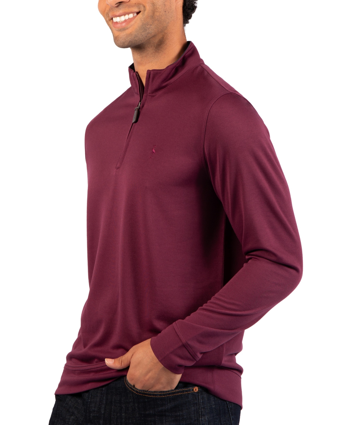 TailorByrd Men's Modal Quarter Zip