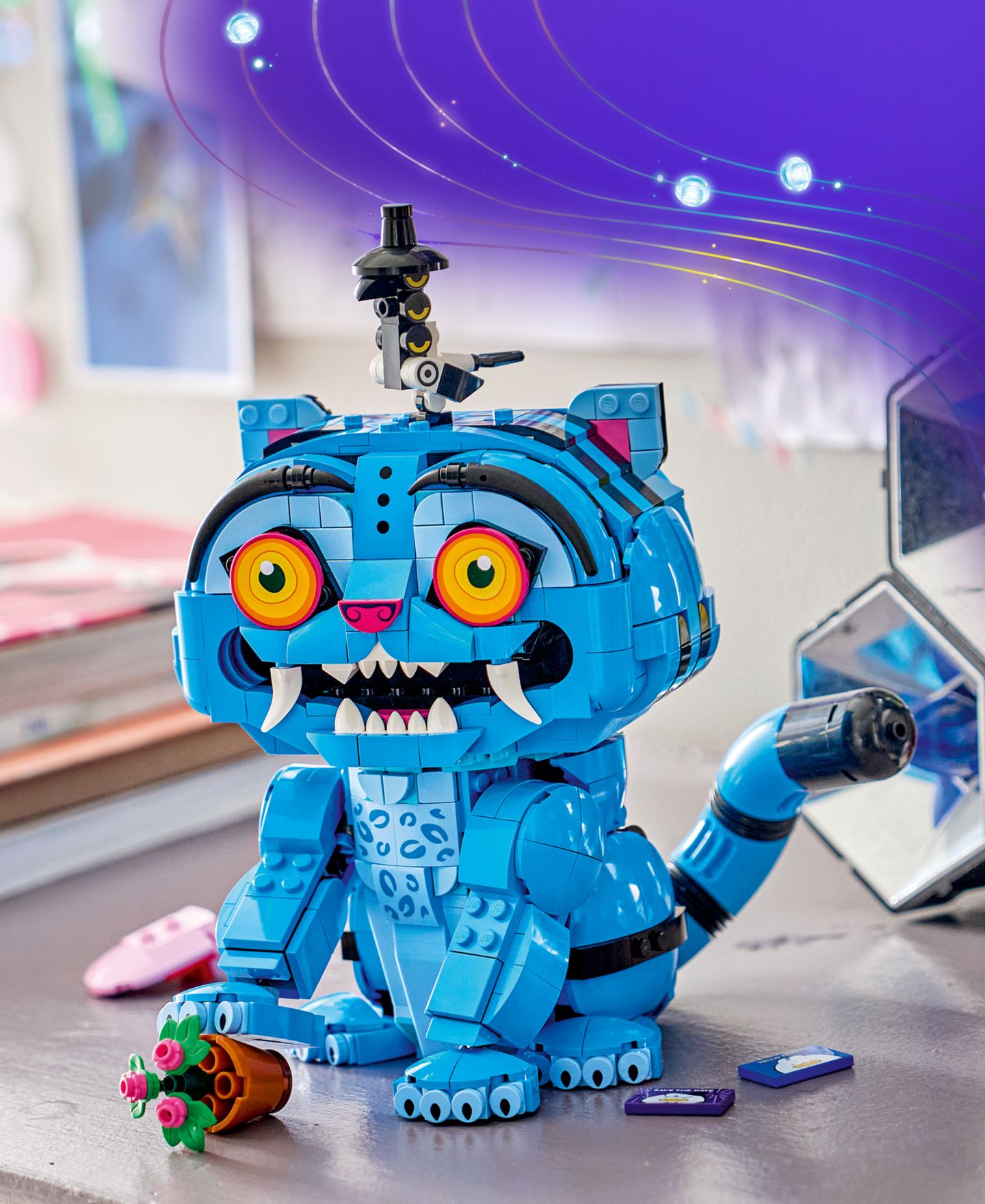 Детские конструкторы LEGO® KPop Demon Hunters Derpy Tiger and Sussie Bird 72537, 825 Pieces — фото 6