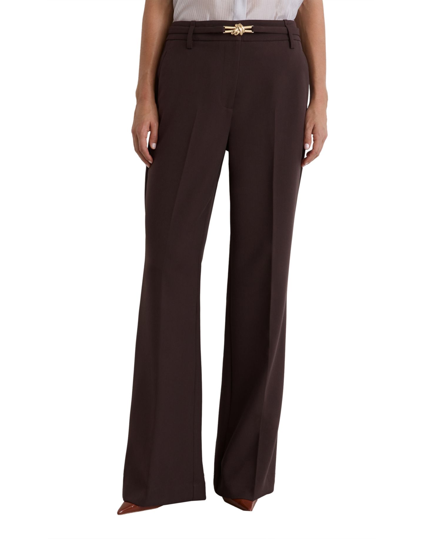 Women's Leona Flared Belted Trousers