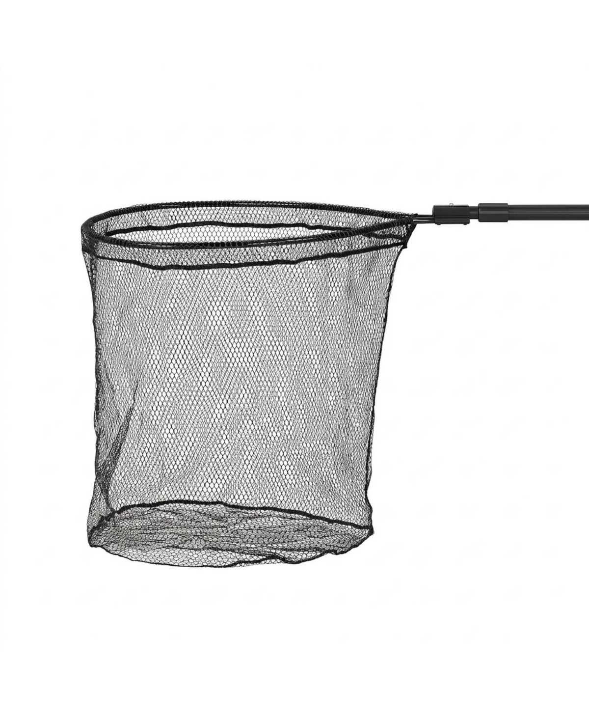 Sugift Fishing Landing Net with Telescopic 2-Section 6063 Aluminum Handle Pvc Covered Nylon
