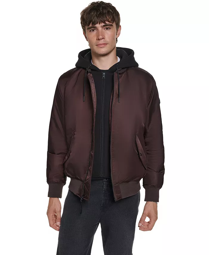 Men's Signature Hooded Bomber Jacket - thumbnail 9