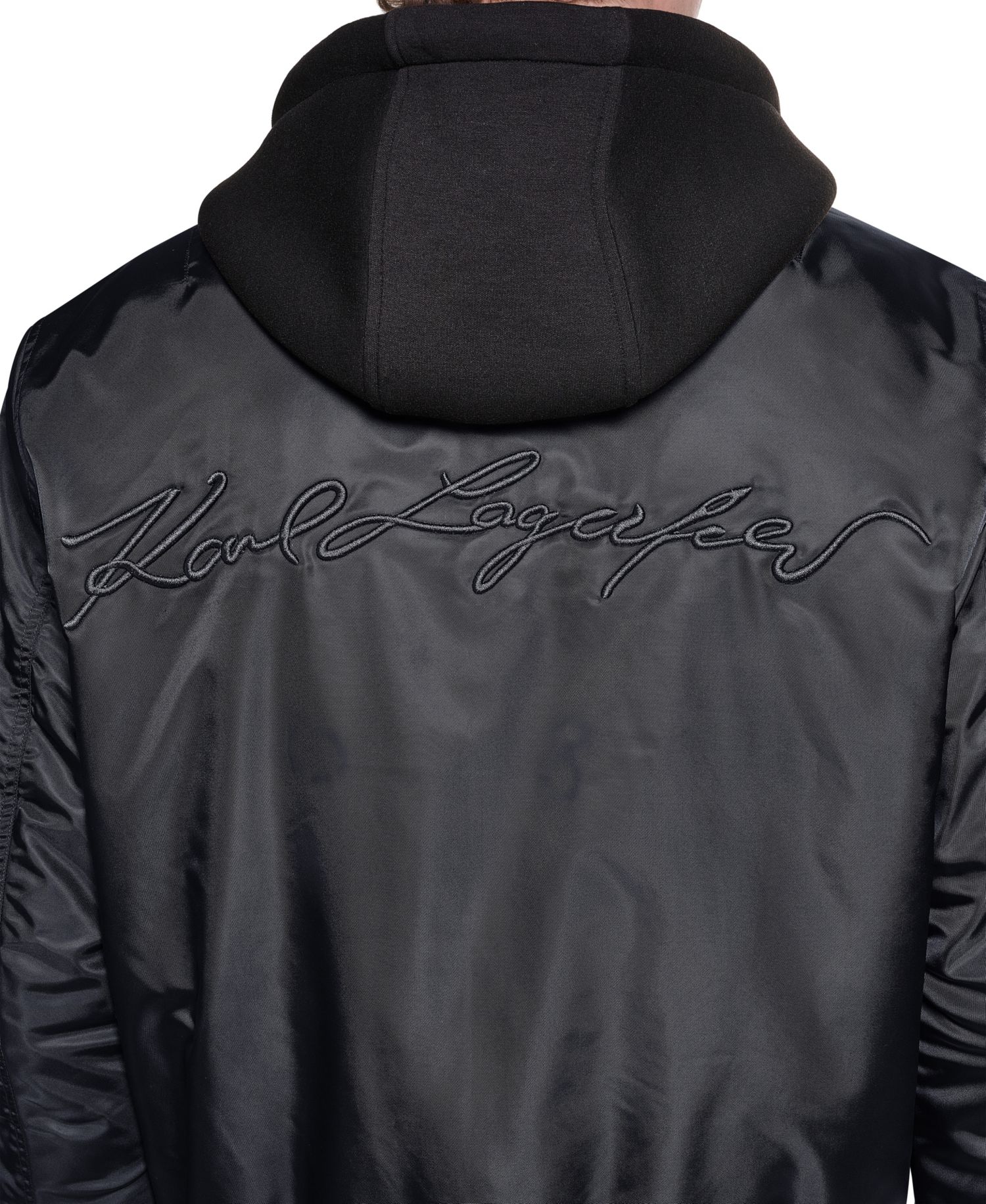 Men's Signature Hooded Bomber Jacket