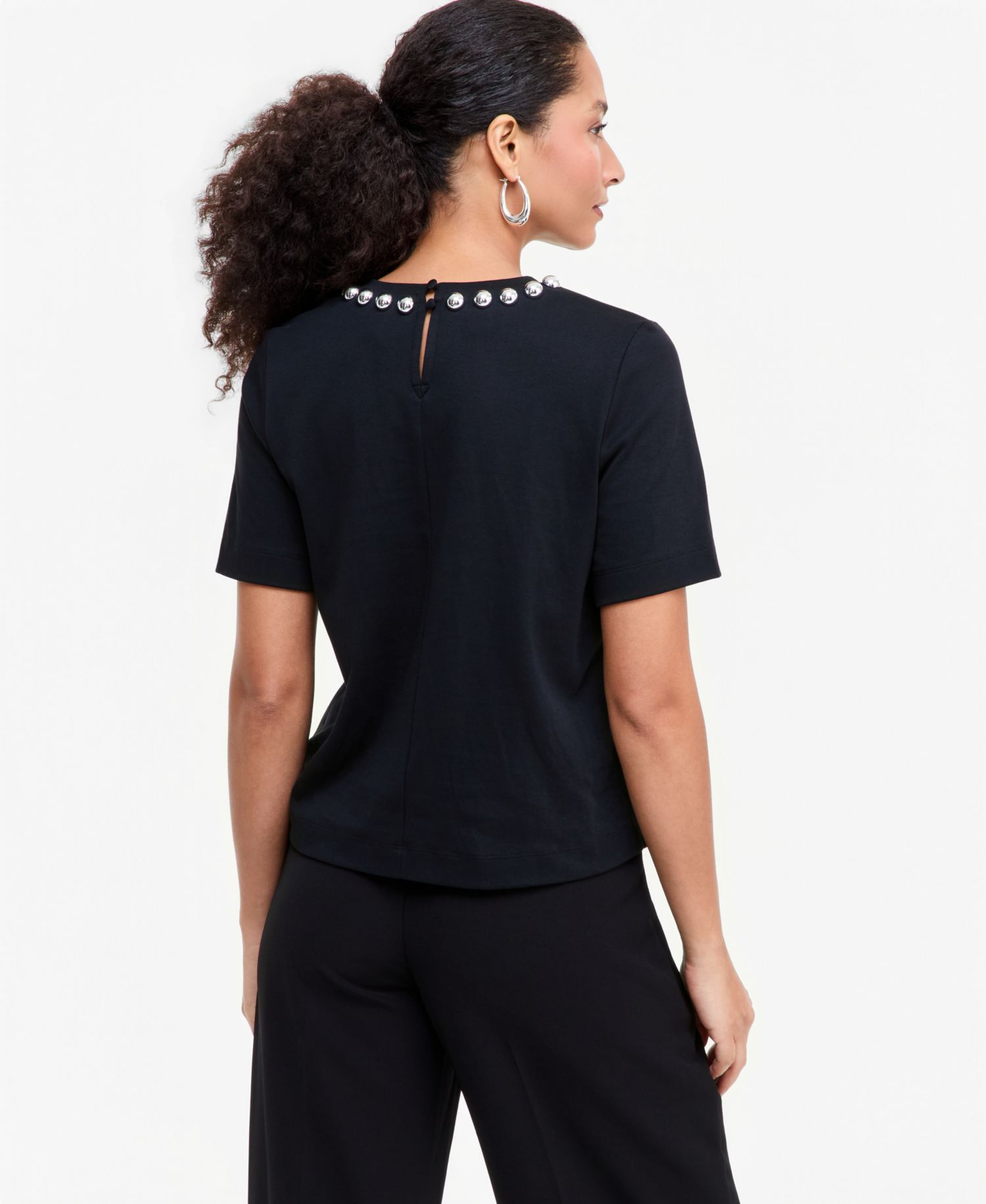 Women's Embellished Crewneck T-Shirt