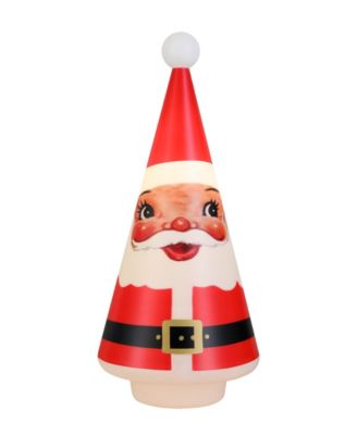Blow Mold Cone 24" Tree Santa