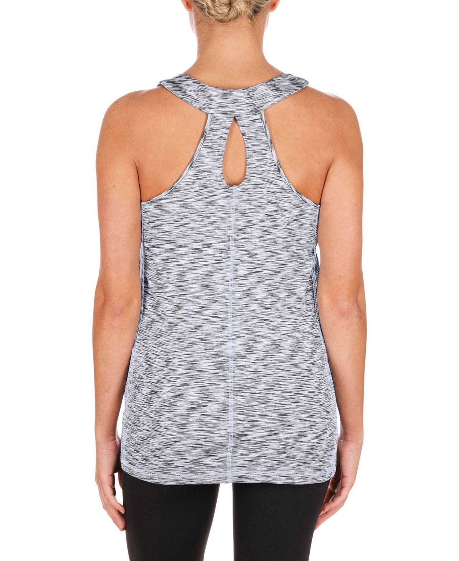 Women's Chicago White Sox Space-Dye Keyhole Back Tank Top