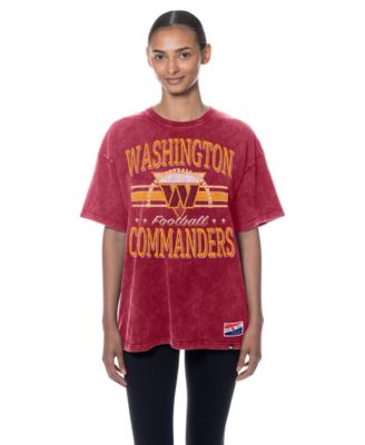 Women's Washington Commanders Throwback Oversized Scoop Neck T-Shirt