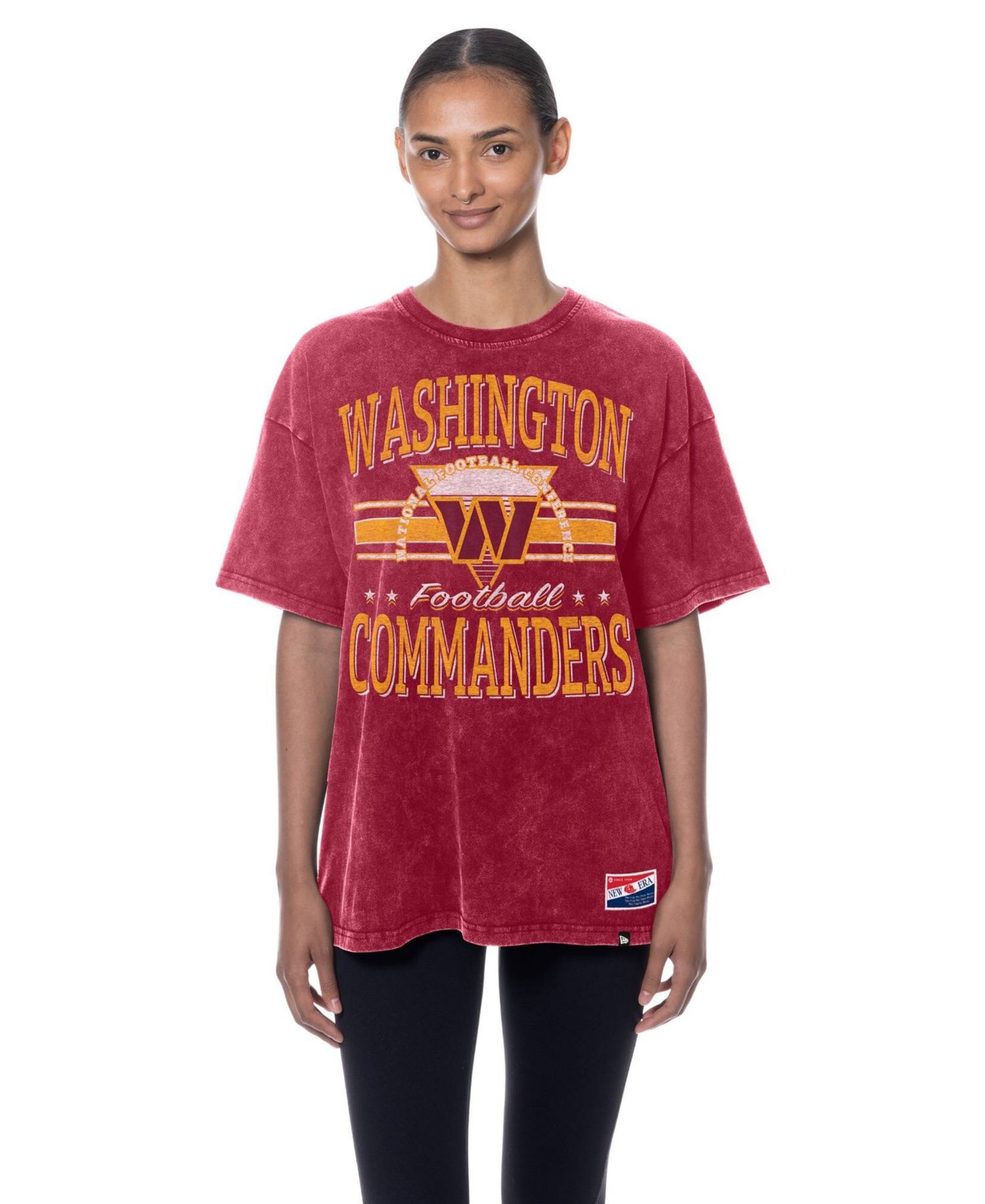 Women's Washington Commanders Throwback Oversized Scoop Neck T-Shirt