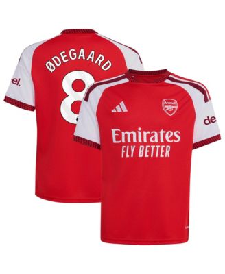Big Boys and Girls Martin Ødegaard Red Arsenal 2026/27 Home Replica Jersey