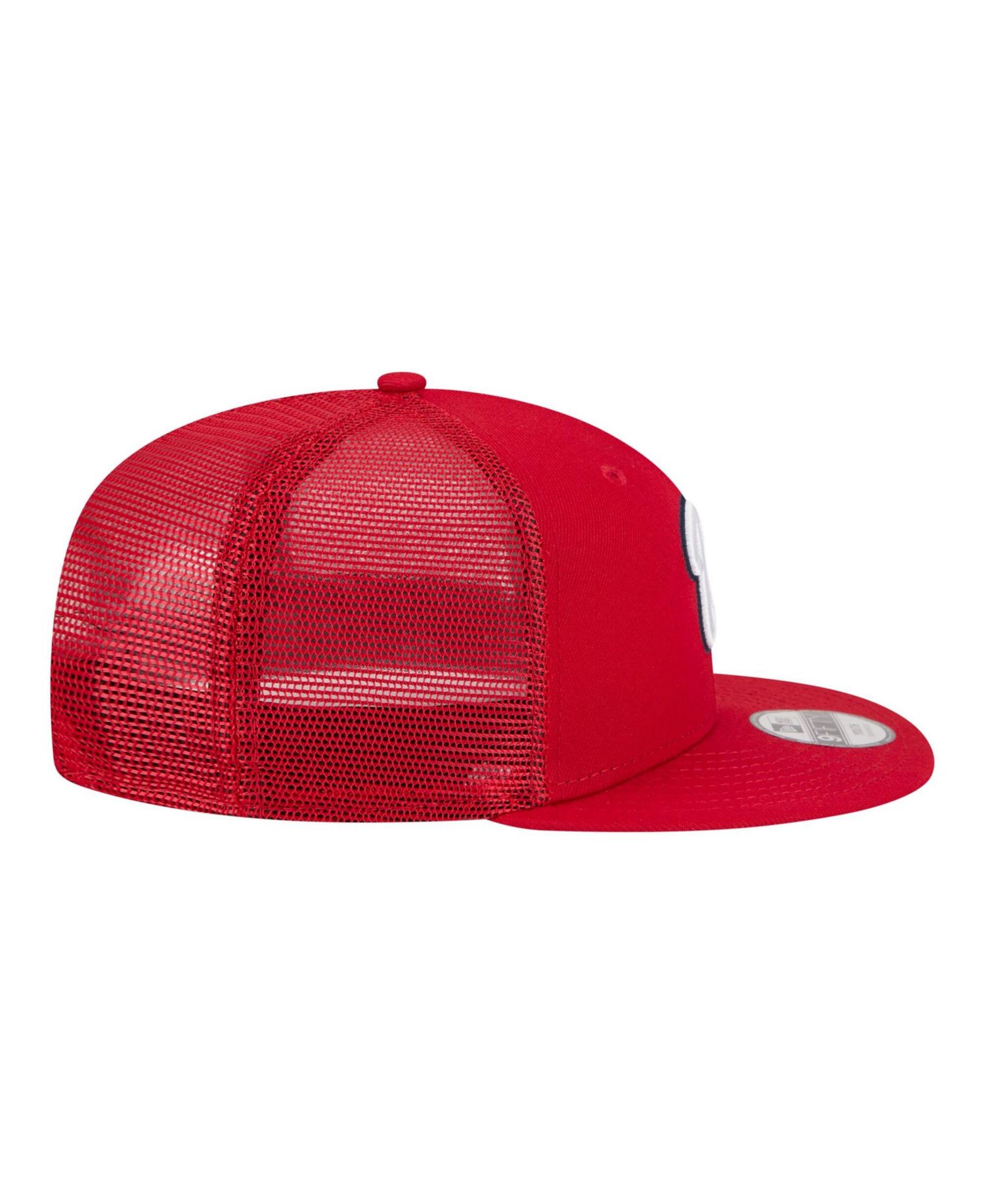 Big Boys and Girls Red Washington Nationals 9FIFTY Trucker Snapback Hat