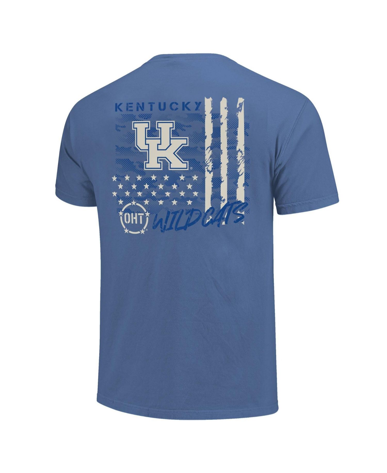 Men's Royal Kentucky Wildcats Comfort Colors OHT Camo Overlay T-Shirt