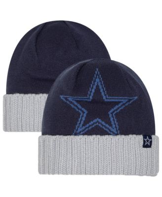 Toddler Navy Dallas Cowboys Oversize Cuffed Knit Hat