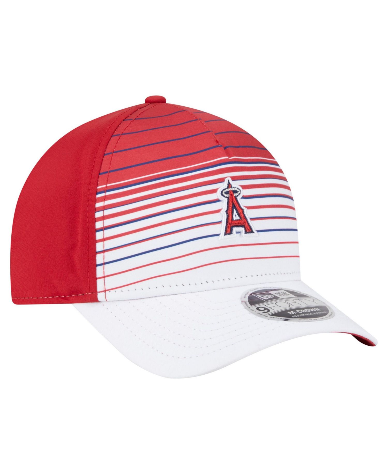 Men's Red Los Angeles Angels Gradient 9FORTY M-Crown Adjustable Hat