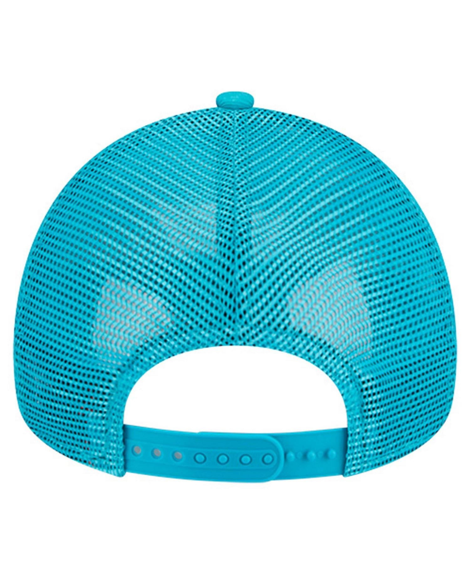 Big Boys and Girls Aqua Miami Dolphins Main A-Frame 9FORTY Adjustable Hat