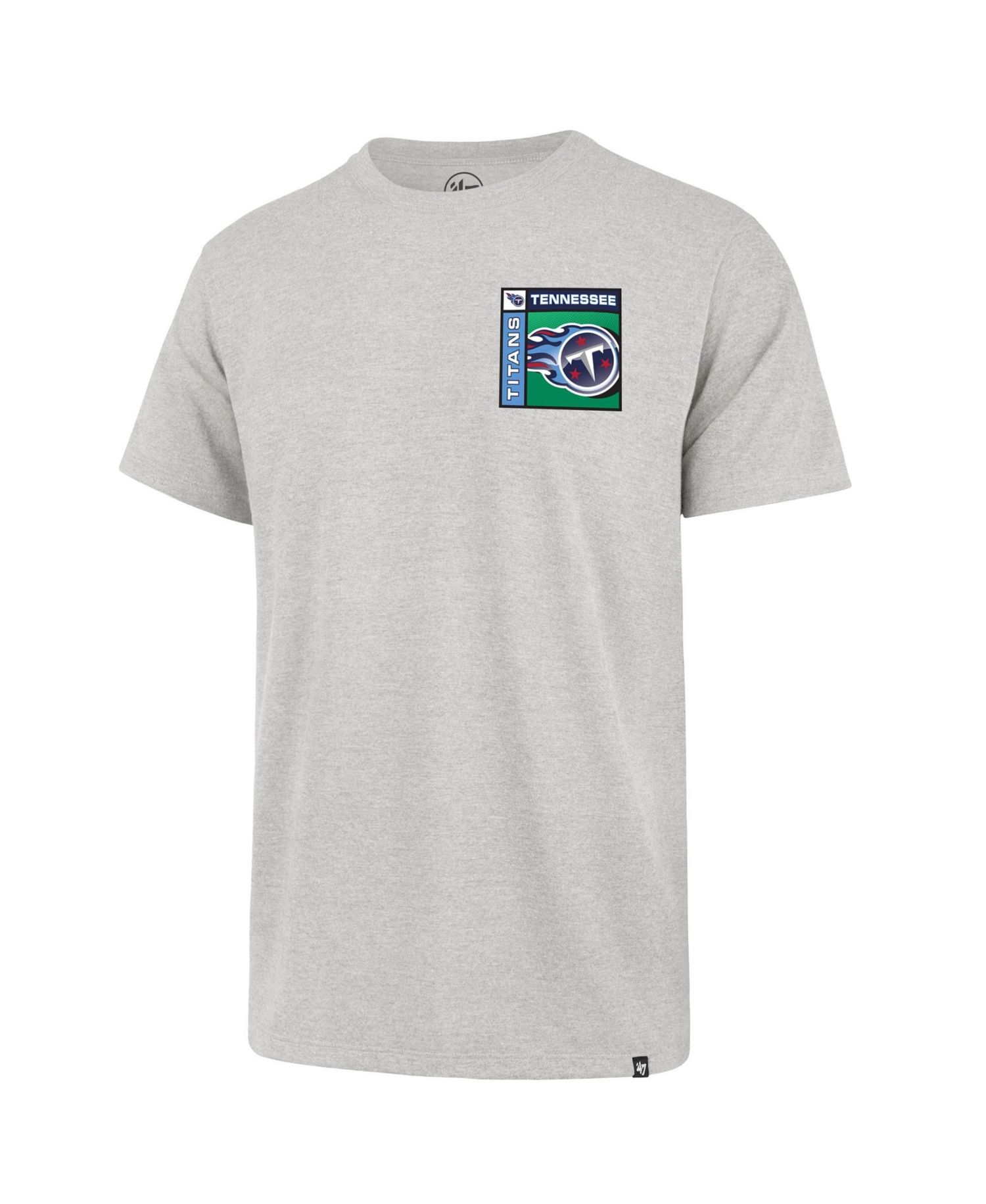Men's Gray Tennessee Titans Chrome Plate Franklin T-Shirt
