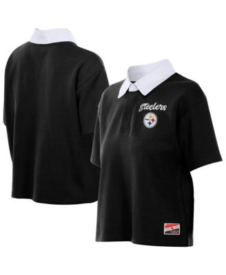 Women's Pittsburgh Steelers Boxy Cropped Polo