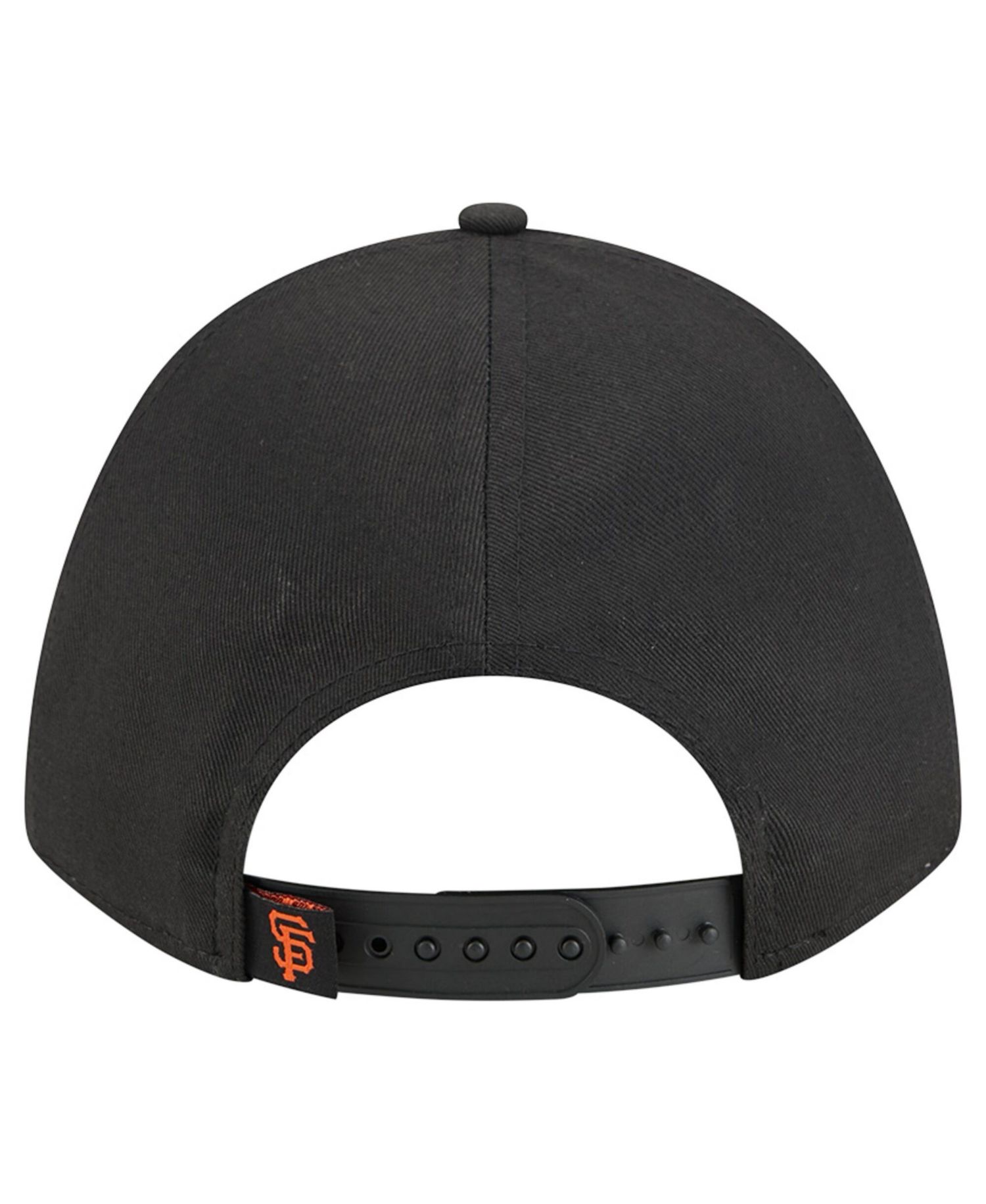 Women's Black San Francisco Giants Metallic A-Frame 9FORTY Adjustable Hat