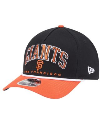 Men's Black/Orange San Francisco Giants Arch 9FORTY A-Frame M-Crown Adjustable Hat
