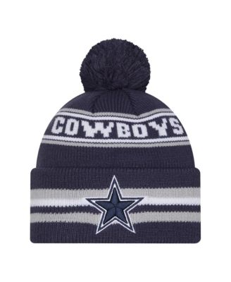 Pre-School Navy Dallas Cowboys Classic Cuffed Pom with Knit Hat