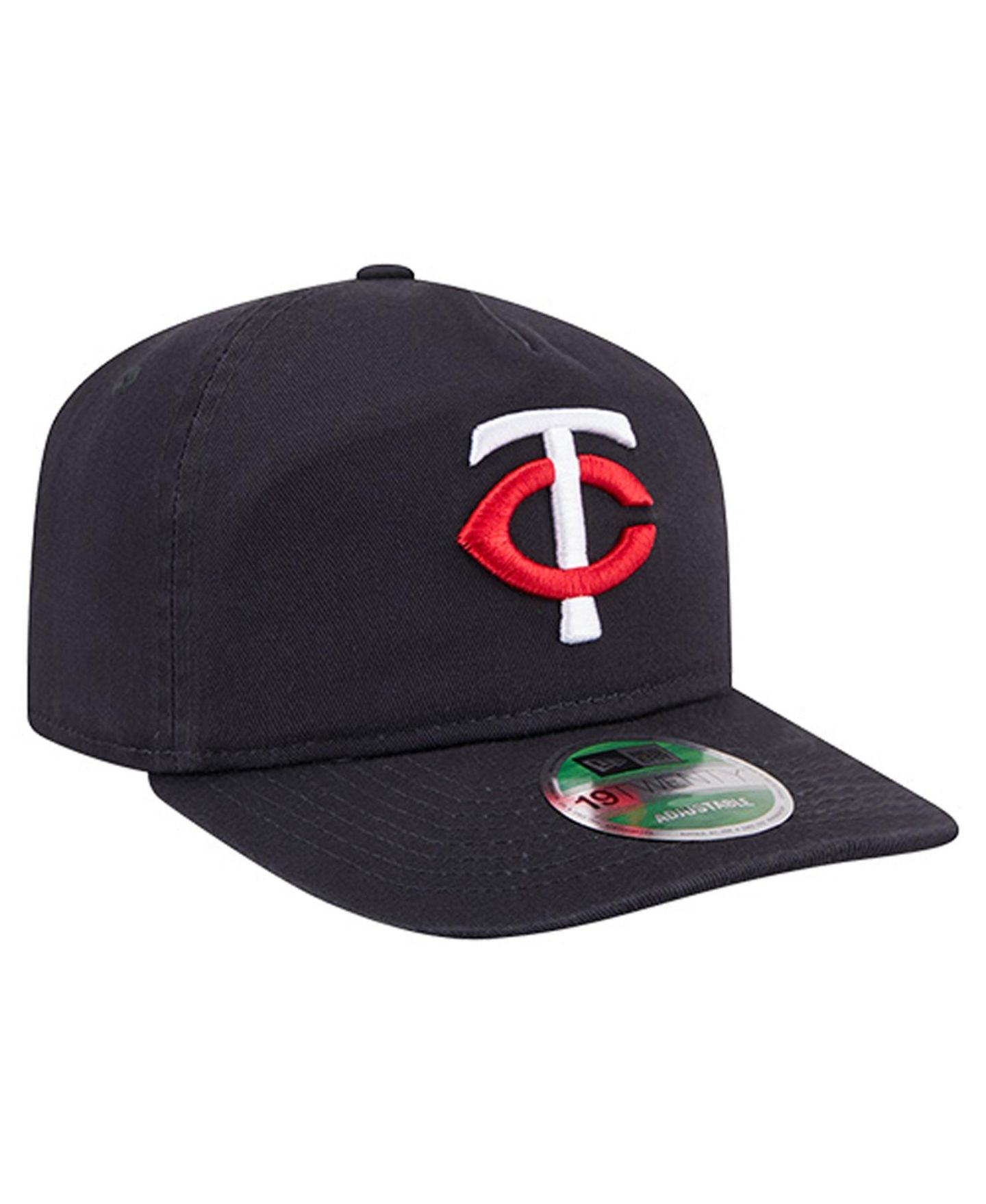 Мужская кепка New Era Navy Minnesota Twins Team 19TWENTY Adjustable Hat — фото 3