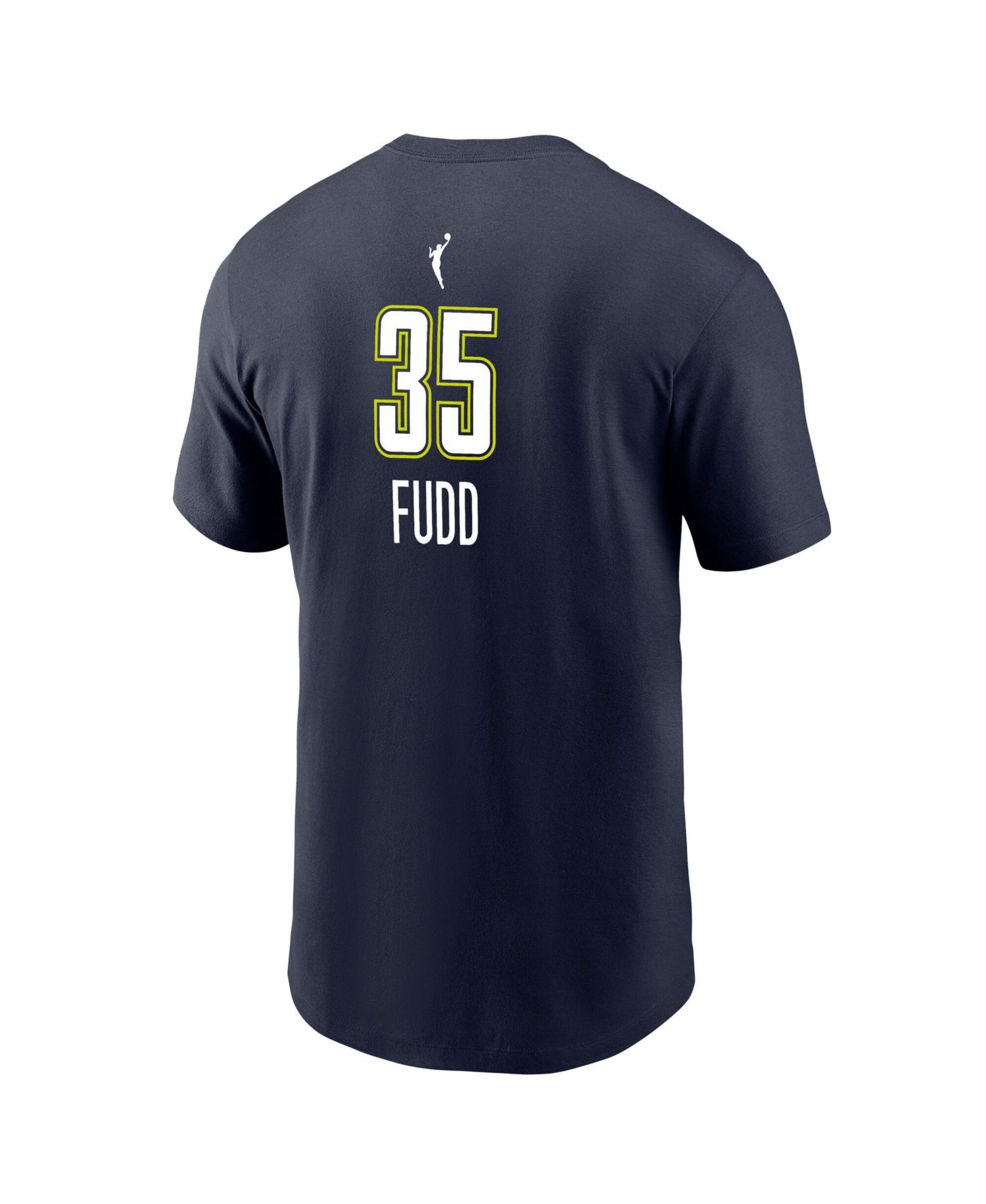 Men's Azzi Fudd Navy Dallas Wings Explorer Edition Name & Number T-Shirt
