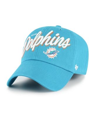 Women's Aqua Miami Dolphins Ariana Clean Up Adjustable Hat