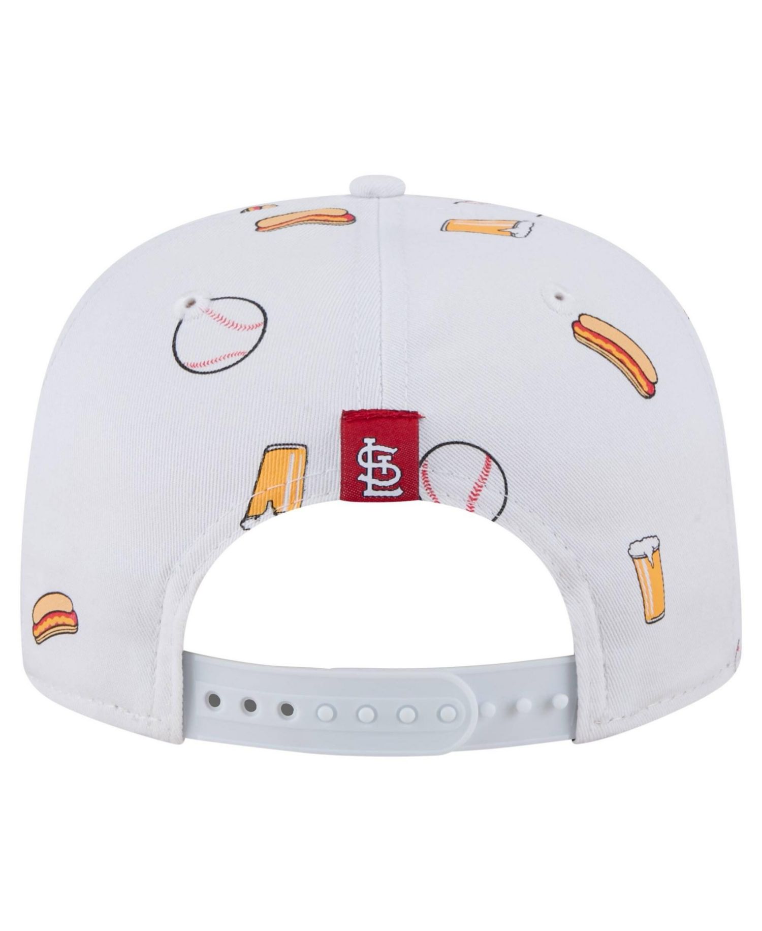 Men's White St. Louis Cardinals Team Cheer Rope 19TWENTY Adjustable Hat