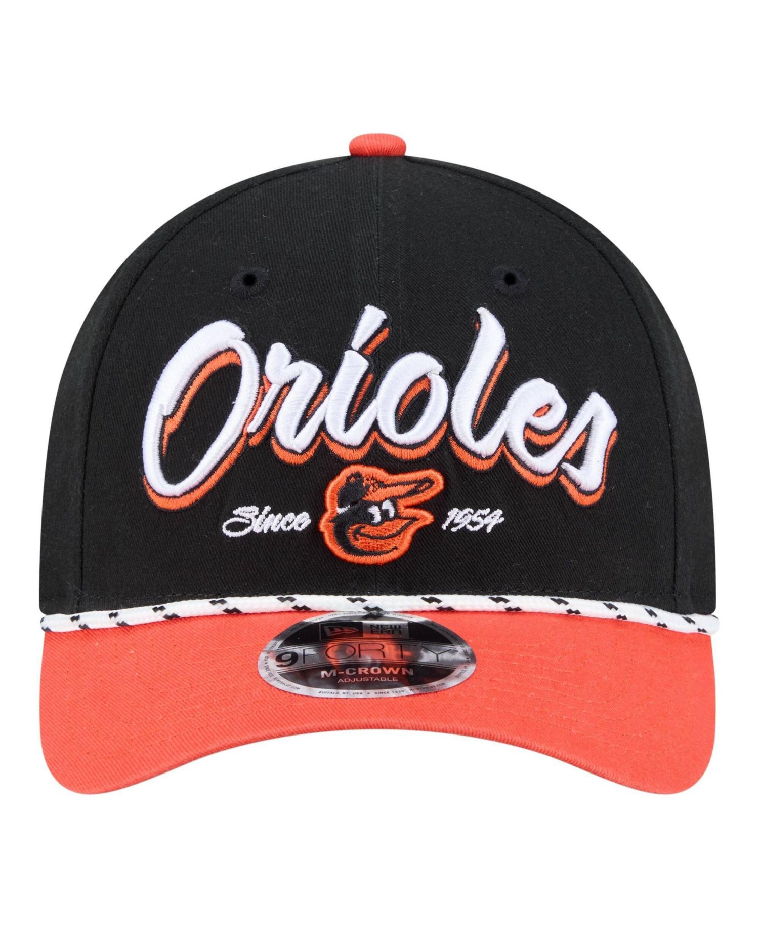 Men's Black/Orange Baltimore Orioles Team Loyal 9FORTY M-Crown Adjustable Hat