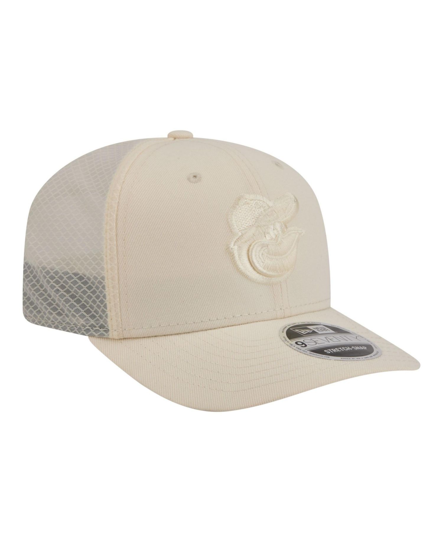 Men's Light Beige Baltimore Orioles Color Pack COOLERA 9SEVENTY Trucker Adjustable Hat