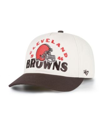 Men's Natural Cleveland Browns Arcitext Hitch Adjustable Hat