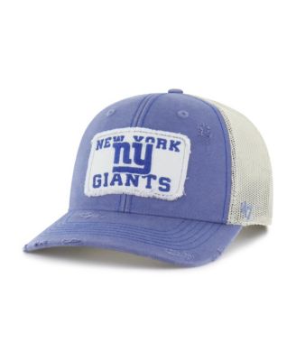 Men's Blue New York Giants Egremont Well-Worn Adjustable Trucker Hat