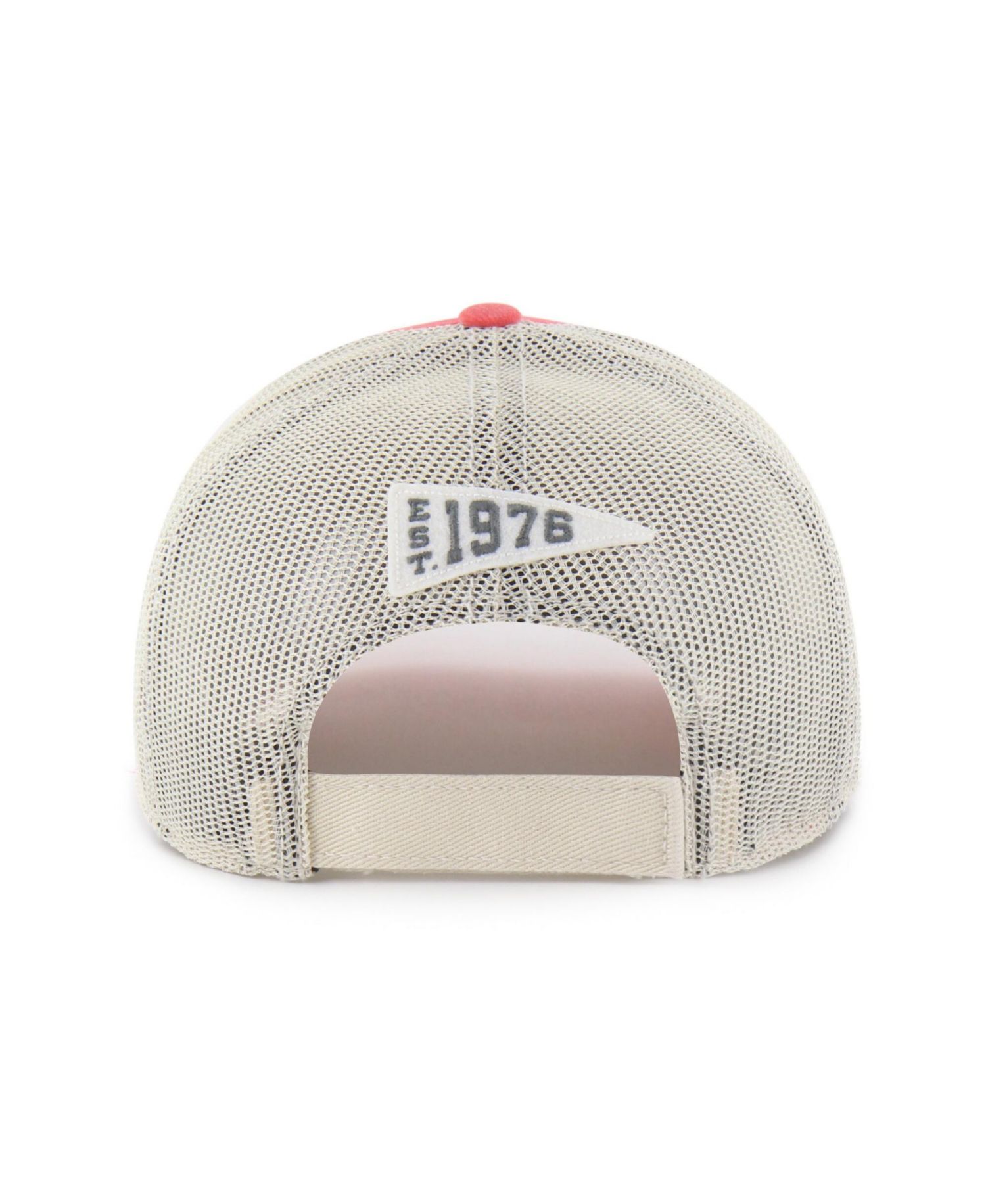 Men's Red Tampa Bay Buccaneers Egremont Well-Worn Adjustable Trucker Hat