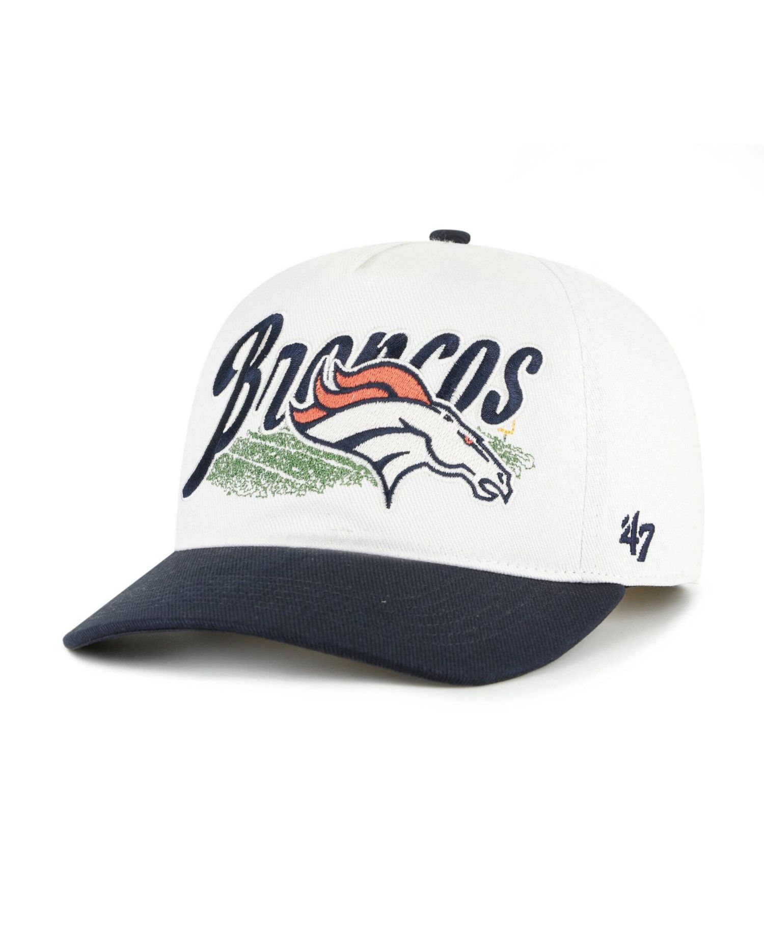 Men's Cream Denver Broncos Enfield Hitch Adjustable Hat