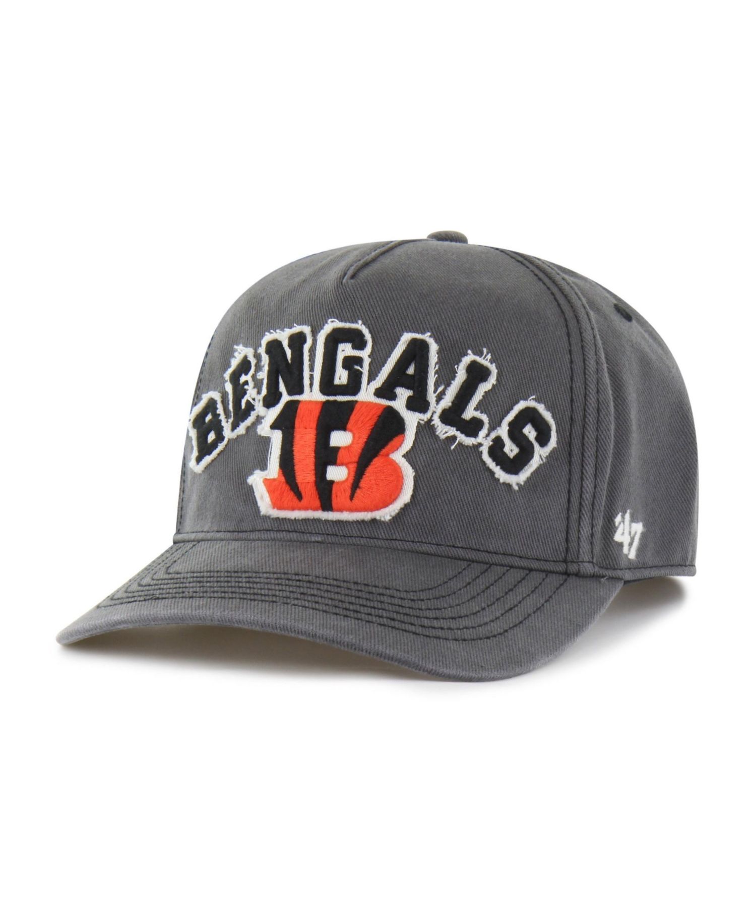 Men's Charcoal Cincinnati Bengals Calderwood Well Worn Hitch Adjustable Hat